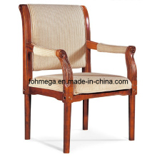 Chaise de salle d&#39;attente en bois en tissu en tissu (FOH-F60)